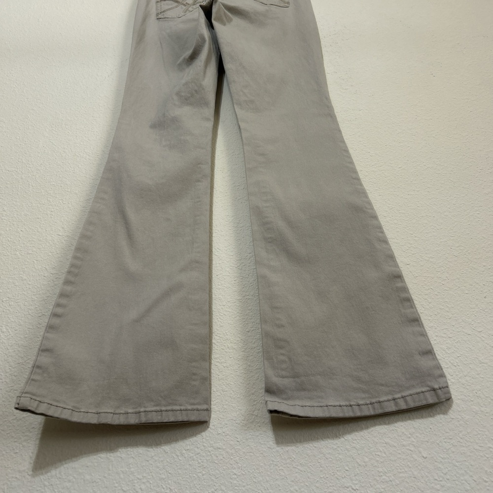 LEI Sophia Hipster Flare Pants Tan Khaki Junior Size 3 Y2K - Picture 6 of 7